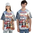 thumbnail image 4 of Santa is Coming Cavalier King Charles Spaniel Merry Christmas Xmas Truck Tree All Over Print 3D Baseball Shirt Dog Lover Gifts Softball Sport - 02023, 4 of 6