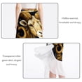 thumbnail image 2 of Aries Constellation Stylish Chiffon Beach Skirt for Women - for a Day at the Beach, 2 of 6
