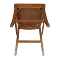 thumbnail image 4 of Vineyard Solid Wood Counter Height Stool in Espresso - 24" Seat Height, 4 of 7