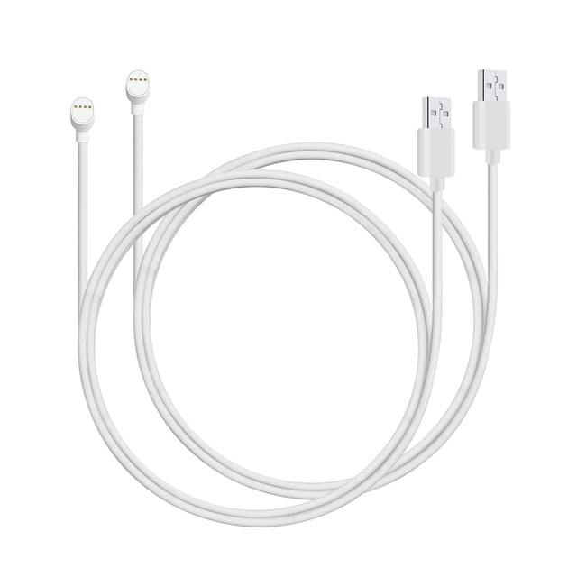 Cable de carga WOFTD Cable de alimentación para Google Nest Cam, paquete de 2