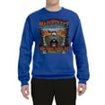 thumbnail image 2 of Wild Bobby, Main Street of America Route 66 Bike Motorcycle Cars and Trucks Unisex Crewneck Graphic Sweatshirt, Royal, 2XL, 2 of 3