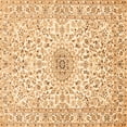 thumbnail image 1 of Ahgly Company Indoor Square Medallion Orange Traditional Area Rugs, 7' Square, 1 of 1