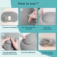 thumbnail image 4 of AGCAN Airplane Pillow Inflatable Travel Neck Pillow Blowup for Adult Neck Support Washable, 2 Pack, 4 of 9