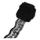 thumbnail image 2 of EeaseMX 15 yardas de material de encaje negro para forro de ropa, borde de flores para bricolaje hecho a mano, 2 of 7