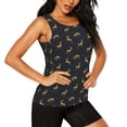thumbnail image 2 of Fotbe Christmas Deers Womens Loose Fit Casual Flowy Slim-Fit Tank Tops Athletic Round Neck Trendy Sleeveless Summer Tops for Gym and Yoga-XX-Large, 2 of 9