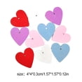 thumbnail image 3 of Sonducket 1 Juego de adornos rebanada amor en forma de corazón DIY artesanías naturales Chips de casa adornar para fiesta álbum de Accesorios de disfraces Blanco, 3 of 6