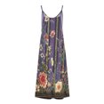 thumbnail image 5 of Ruimatai Women's Flowy V-Neck Printed Maxi Dress Sleeveless Summer Casual Beach Sundress for Travel Party Plus Size, 5 of 5