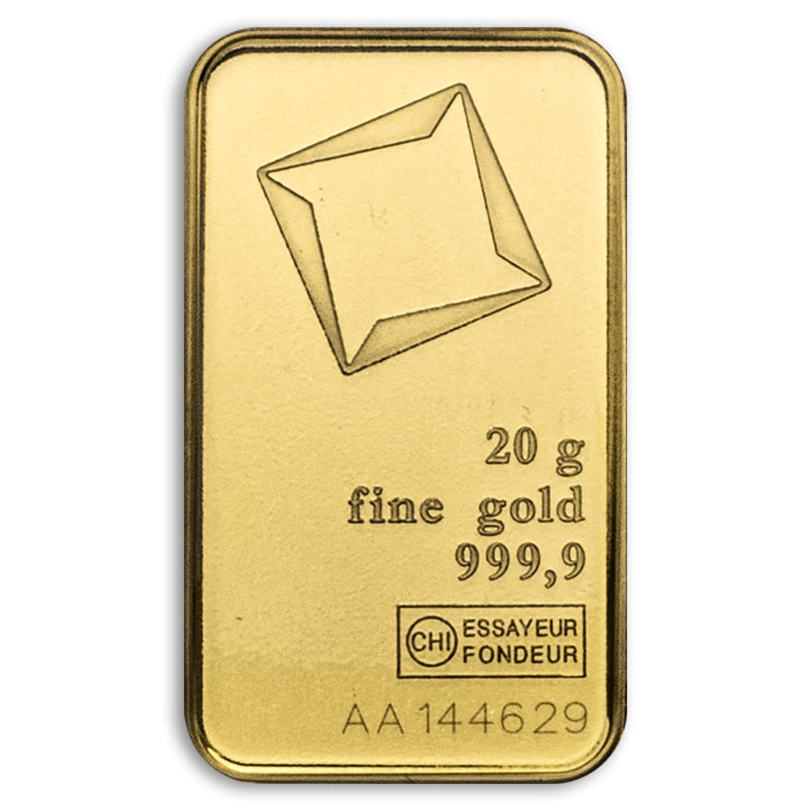20 gram Gold Valcambi Bar w/ Assay - Walmart