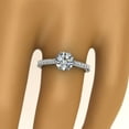 thumbnail image 4 of IGI / GIA Certified 0.83 Ct Lab Grown Diamond Women Ring 18k White Gold Sizable, 4 of 5