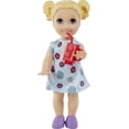 thumbnail image 3 of Barbie Teacher Doll (Brunette),Toddler Doll (Blonde), Flip Board, Laptop, Backpack, Toddler Desk, Pet Turtle, Great Gift for Ages 3 Years Old & Up Barbie -, 3 of 6
