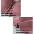 thumbnail image 4 of Gibobby Brasier Deportivo con Cierre Frontal Sujetadores de mujer sin anillo de Hebilla frontal Sujetador de amamantamiento ajustable Sujetador de ropa interior(Morado,Grande), 4 of 5