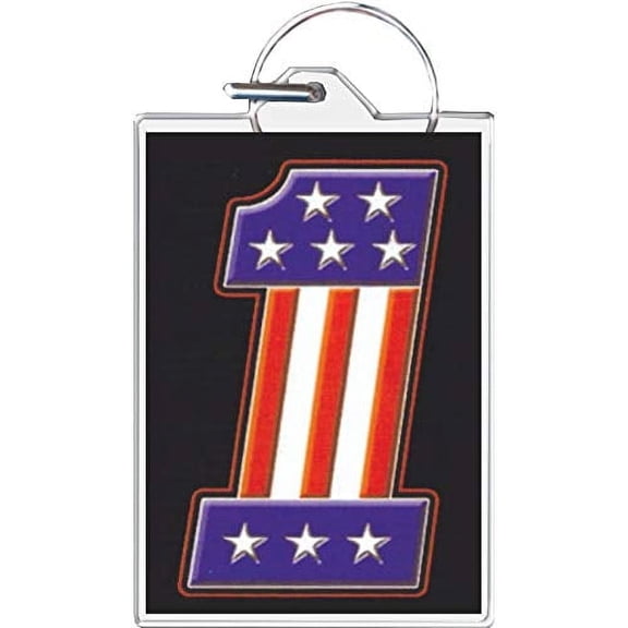 #1 Patriotic Keychain