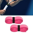 thumbnail image 4 of Tennis Racquet Overgrips, Polyurethane Nitrogen Fiber Tennis Racket Grip Tape Anti Slip Sweat Absorbing 2 PCS  For Sports Red,Blue,Pink,Yellow,Orange, 4 of 8