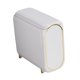 thumbnail image 5 of Cubo de basura estrecho, lavable, de gran capacidad, antideslizante, 10 l Blanco, 5 of 9