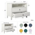 thumbnail image 4 of Her Majesty 2 Drawer Nightstand, Lavender, 4 of 8