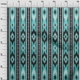 thumbnail image 2 of oneOone Cotton Flex Fabric Stripe & Geometric Ikat Printed Craft Fabric BTY 40 Inch Wide, 2 of 4