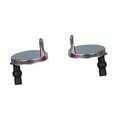 thumbnail image 4 of 2 Piezas Bisagras para Asiento de Inodoro Tornillos de Montaje Superior Tuercas de Caucho Metal Instalación Rápida Adecuado para Mantener Baño Casa 60 mm, 4 of 8