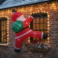 thumbnail image 3 of Yucurem 2M Christmas Inflatables Outdoor Decorations, Blow up Santa Claus Inflatable with Built in LED Lights for Garden Lawn Home Holiday Party Decor, 3 of 5