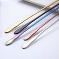 thumbnail image 7 of Ludlz 20cm Kitchen Portable Long Handle Stainless Steel Coffee Mixing Ice Cream Spoon, 7 of 7