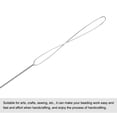 thumbnail image 3 of Unique Bargains Thread Sewing Needles Collapsible Large Eye Beading Needle Stainless Steel 130x0.5mm, 3 of 5