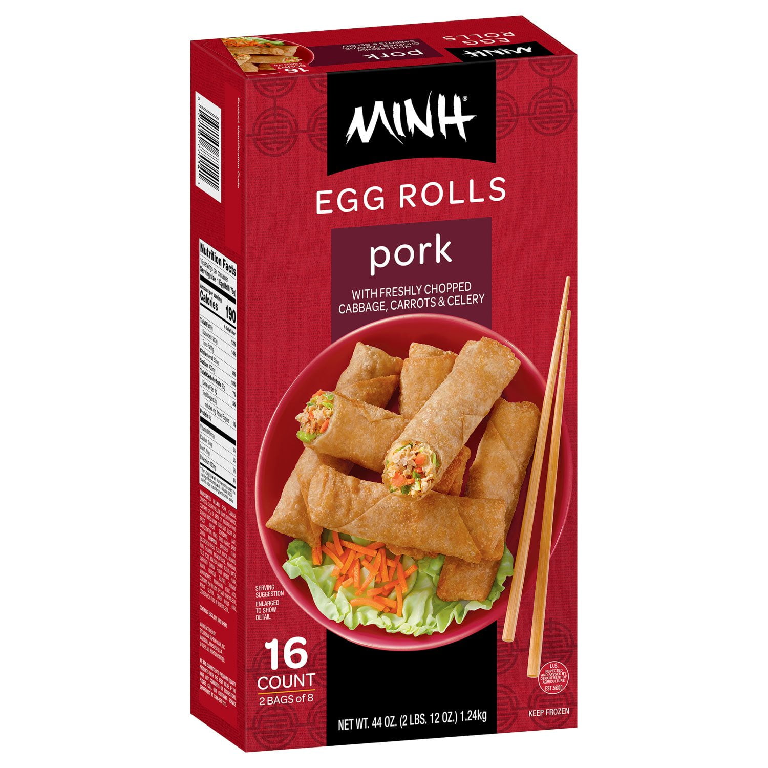 Minh Pork Egg Rolls, Frozen 16 ct. - Samsclub.com