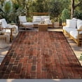 thumbnail image 2 of Vintage Wall Outdoor Rug for Patio/Deck/Porch, Non-Slip Large Area Rug 3 x 5 Ft, Farmhouse Retro Art Indoor Outdoor Rugs Washable Area Rugs, Reversible Camping Rug Carpet Runner, 2 of 8