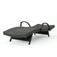thumbnail image 3 of Soleil Outdoor Grey Wicker Armed Chaise Lounge, 3 of 10