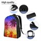 thumbnail image 5 of Balery Palm Trees at Sunset Mochila - Mochila Estilosa y Duradera para Laptop de 15 Pulgadas con Tela Oxford Impermeable, 5 of 8