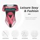 thumbnail image 4 of Balery Ribbon With Angel Wings Body de cuello redondo de manga corta para mujer Tops de manga corta Tops básicos-Medium, 4 of 7