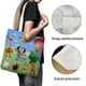 thumbnail image 3 of Tiny Bunch Baby TV Bolso de tela con estampado de lienzo para mujer, bolsa de compras reutilizable y estética, con cremallera interior, regalo para mujer,40*40cm., 3 of 6
