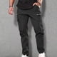 thumbnail image 1 of Pantalones largos para hombre, informales, con múltiples bolsillos, rectos, para exteriores, para fitness, cargo, de poliéster., 1 of 6