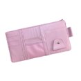 thumbnail image 1 of Kenally Bolsa para parasol de coche, tarjeta, gafas de sol, bolsa con cremallera, funda de soporte de almacenamiento para teléfono móvil, organizador Automoción decorativa y accesorios Rosa Kenally VI015250-06B, 1 of 6