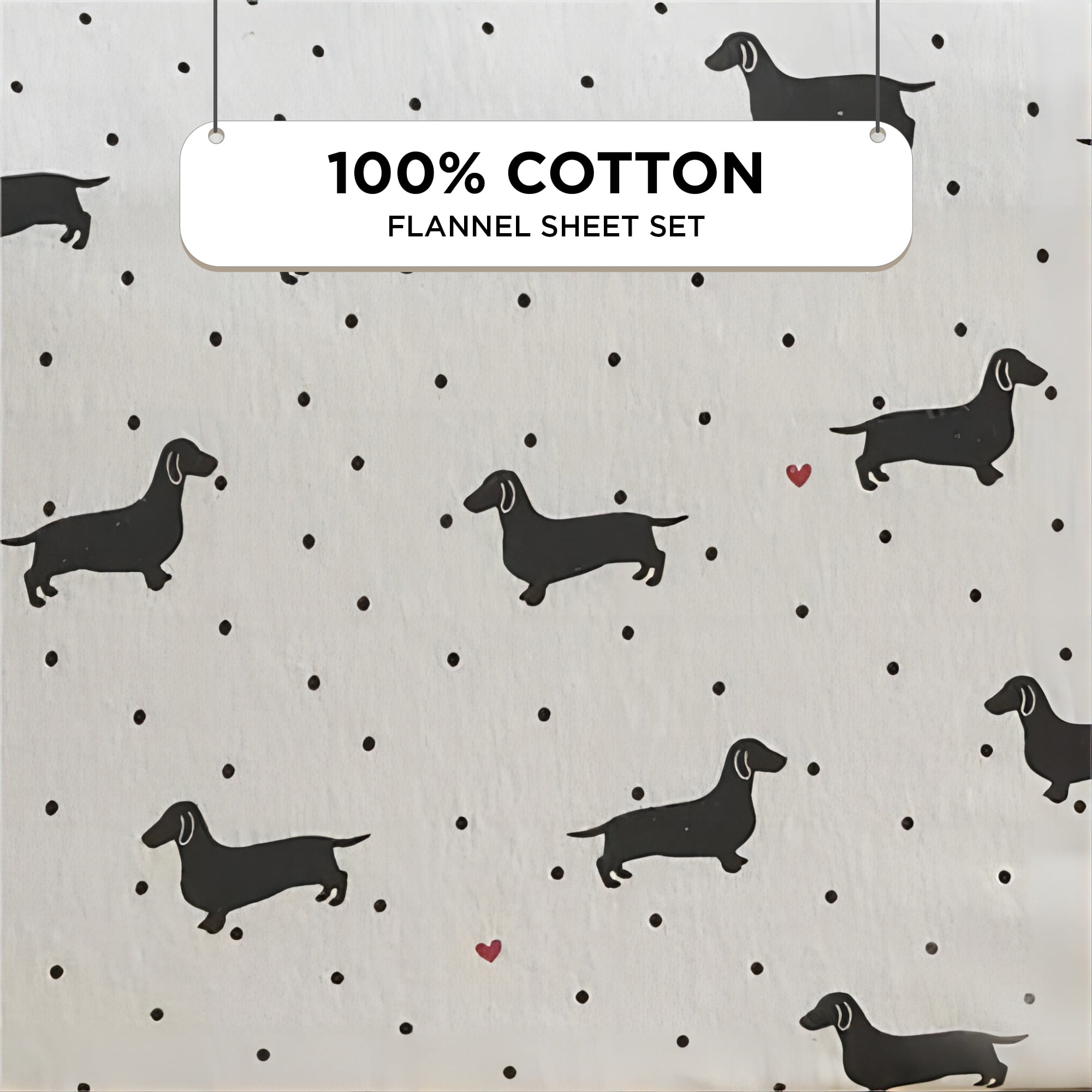 Comfort Spaces Queen Cotton Flannel 4 Piece Sheet Set Deep Pocket Breathable Walmart