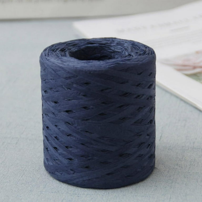 200m Natural Raffia Paper Ribbon, Raffia Paper Cord, Wrapping Cord
