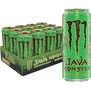 Java Monster Irish Blend Coffee Energy Drink, 15 fl oz Cans, 12 Pack