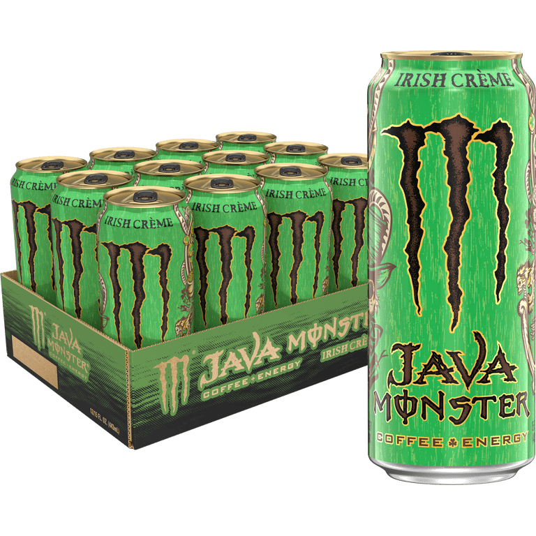 Java Monster Irish Blend Coffee Energy Drink, 15 fl oz Cans, 12 Pack photo 1