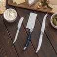thumbnail image 5 of French Home Laguiole Set of 3 Cheese Knives - Sea Salt, 5 of 5