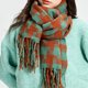 thumbnail image 2 of Bufanda de invierno, bufandas cálidas, accesorios para clima frío, bufandas con flecos, 2 of 5