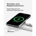 thumbnail image 4 of Belkin MagSafe 3-in-1 Wireless Charging Pad - Fast Wireless Charging for Apple Watch, iPhone 15, 14, 13 & 12 Series, & AirPods - Charging Station for Multiple Devices - White, 4 of 7