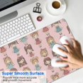 thumbnail image 4 of Long Mouse Pads for Desk,Doll Princess Pattern Desk Mats on Top Of Desks, Desk Mouse Pad Extra Large with 3mm Non-Slip Base and Stitched Edge for Gaming,Office,Work,Home 31.5"x11.8", 4 of 6