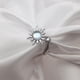 thumbnail image 4 of Anillo De Ansiedad Para Mujer Anillo Fidget Girasol Anillo Giratorio Anillos Fidget Para Alivio De La Ansiedad Estrés Abierto Ajustable Flor Luna Estrella Figet S, 4 of 4