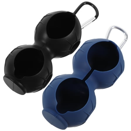 FRCOLOR 2Pcs Golfs Ball Sleeve Elastic Golfs Ball Bag Golf Ball Protector Golfing Accessory for Men