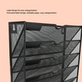 thumbnail image 3 of Hanging Wall File Holder, User Friendly Space Saving Powder Coated Finish File Cabinet Vertical Rack  for Home, 3 of 7
