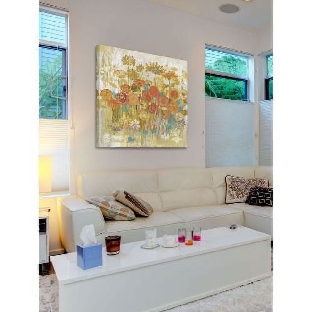"Floral Frenzy" Painting Print on Canvas