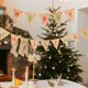 thumbnail image 4 of Fiudx Decoraciones navideñas para interiores Adornos navideños Tirar de banderas Fiestas navideñas Decorar pancartas Banderines colgantes, 4 of 6