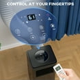 thumbnail image 5 of HOMCOM 10,000 BTU Portable Air Conditioner with Remote Control, 24H Timer On/Off, Auto & Sleep Mode, Up to 400 Sq.Ft., Black, 5 of 9