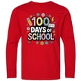 thumbnail image 3 of Inktastic 100 Days of School Long Sleeve Youth T-Shirt, 3 of 5