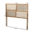 thumbnail image 5 of Baxton Studio Adler Modern and Contemporary Transitional Ash Walnut Finished Wood Queen Size Headboard,Wholesale, 5 of 7