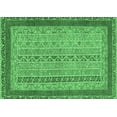 thumbnail image 1 of Ahgly Company Indoor Rectangle Abstract Emerald Green Modern Area Rugs, 7' x 10', 1 of 4