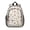 Mushroom and Flower, variant on Mushroom and Fern Black Pattern Backpack for School, Cute School Bag with Adjustable Shoulder Straps and Padded Back, 15"x11.42"x5.5"